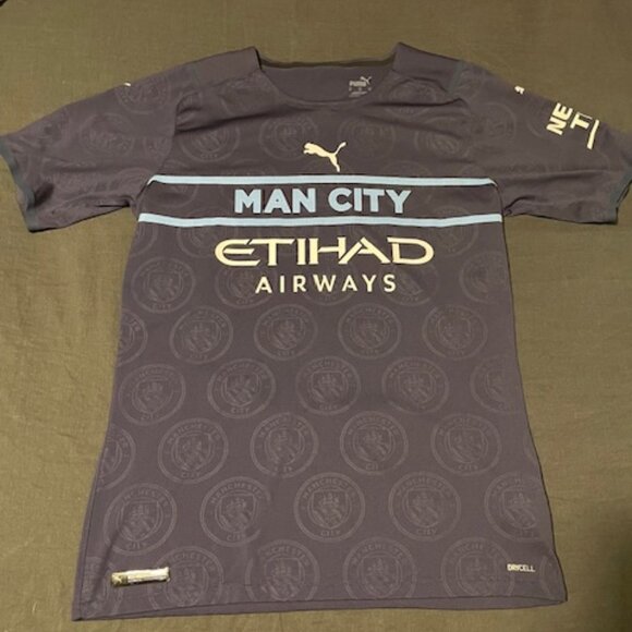 Puma Men's 21/22 Manchester City 3rd Jersey Rare - XL - Picture 1 of 10